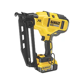 DeWalt DCN660P2-GB 63mm 18V 2 x 5.0Ah Li-Ion XR Brushless Second Fix Cordless Nail Gun 1 DeWalt DCN660P2-GB 63mm 18V 2 x 5.0Ah Li-Ion XR Brushless Second Fix Cordless Nail Gun