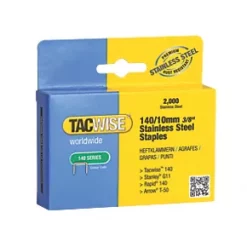 Tacwise 140 Series Staples Stainless Steel 10 x 10.6mm 2000 Pack -Collated Nails Shop 5309J A2