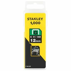 Stanley Heavy Duty Staples Bright 12 x 10mm 1000 Pack 2 Stanley Heavy Duty Staples Bright 12 x 10mm 1000 Pack - Image 2