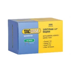 Tacwise 140 Series Heavy Duty Staples Galvanised 12 x 10.6mm 5000 Pack -Collated Nails Shop 92281 A2
