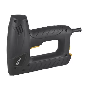 Titan TTB515STP 15mm Second Fix Electric Nail Gun / Stapler 240V 1 Titan TTB515STP 15mm Second Fix Electric Nail Gun / Stapler 240V
